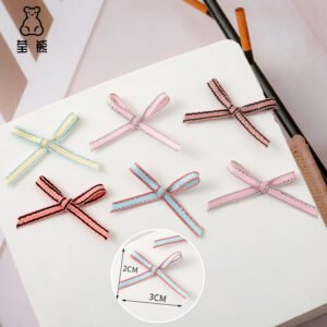 Striped Grosgrain Ribbon Bows