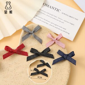 Lurex Edge Ribbon Bows