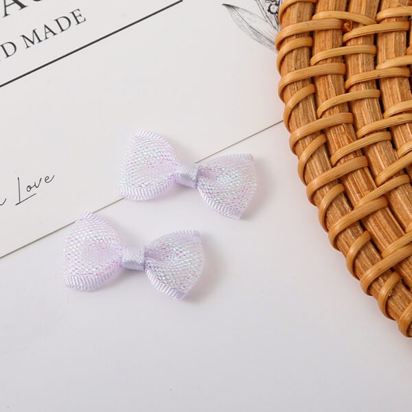 Iridescent Mesh Ribbon Bows - 图片 6