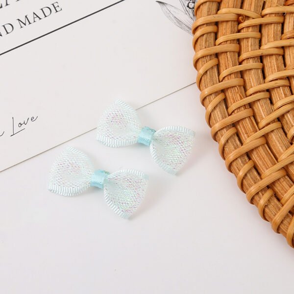 Iridescent Mesh Ribbon Bows - 图片 5