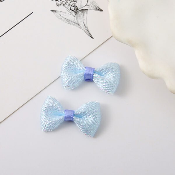 Iridescent Mesh Ribbon Bows - 图片 2