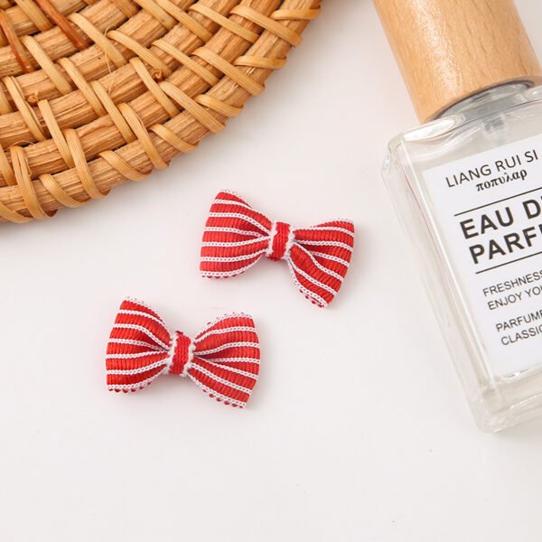 Striped Organza Bow - 图片 6