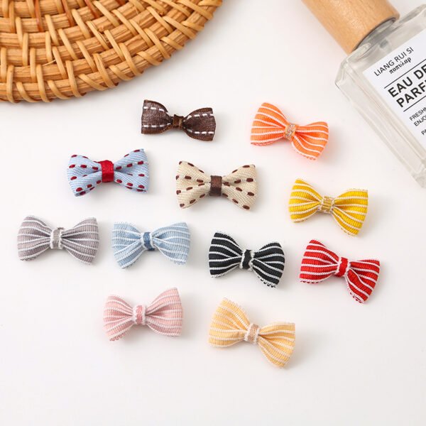 Striped Organza Bow