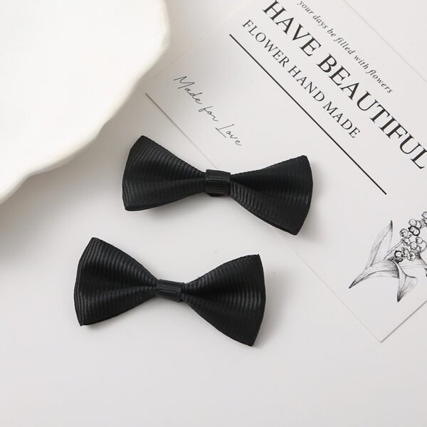 Solid Color Grosgrain Ribbon Bows - 图片 3