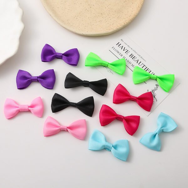 Solid Color Grosgrain Ribbon Bows