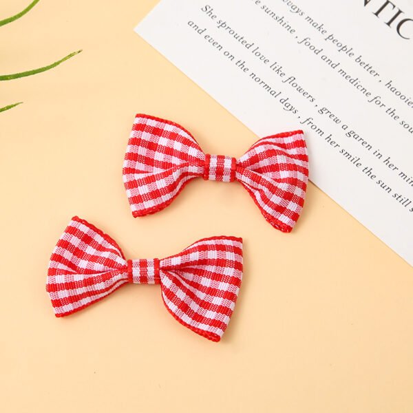 Plaid Bow Tie - 图片 5