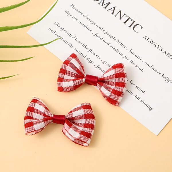 Plaid Bow Tie - 图片 4