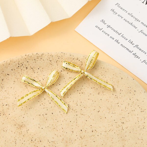 Thin Metallic Edge Ribbon Bows - 图片 4