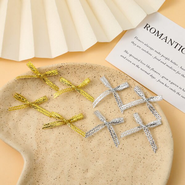 Mini Metallic Twist Bows - 图片 6