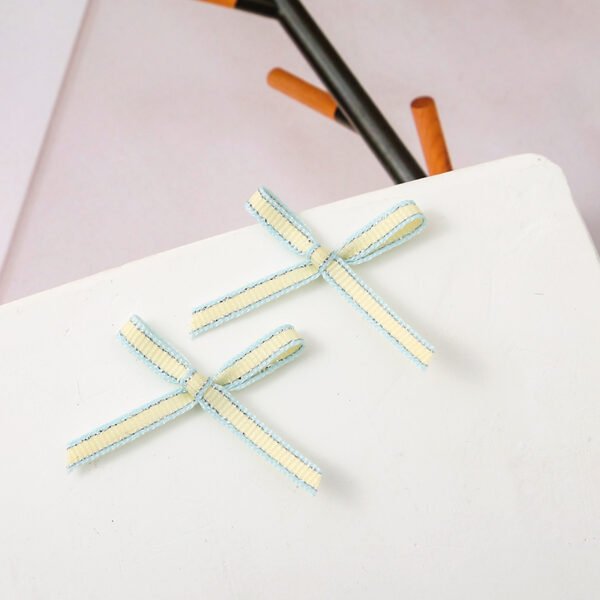 Striped Grosgrain Ribbon Bows - 图片 5