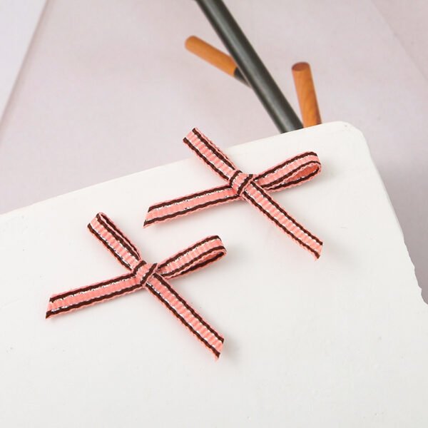 Striped Grosgrain Ribbon Bows - 图片 4