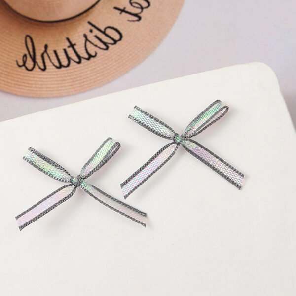 Iridescent Metallic Thread Bows - 图片 5