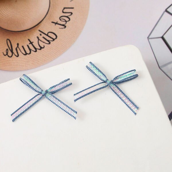Iridescent Metallic Thread Bows - 图片 4