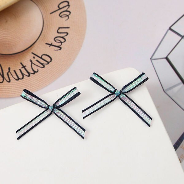 Iridescent Metallic Thread Bows - 图片 2
