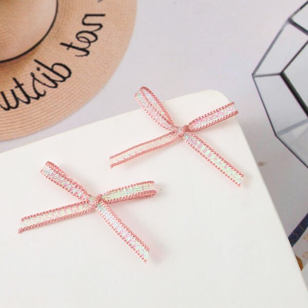 Iridescent Metallic Thread Bows - 图片 6